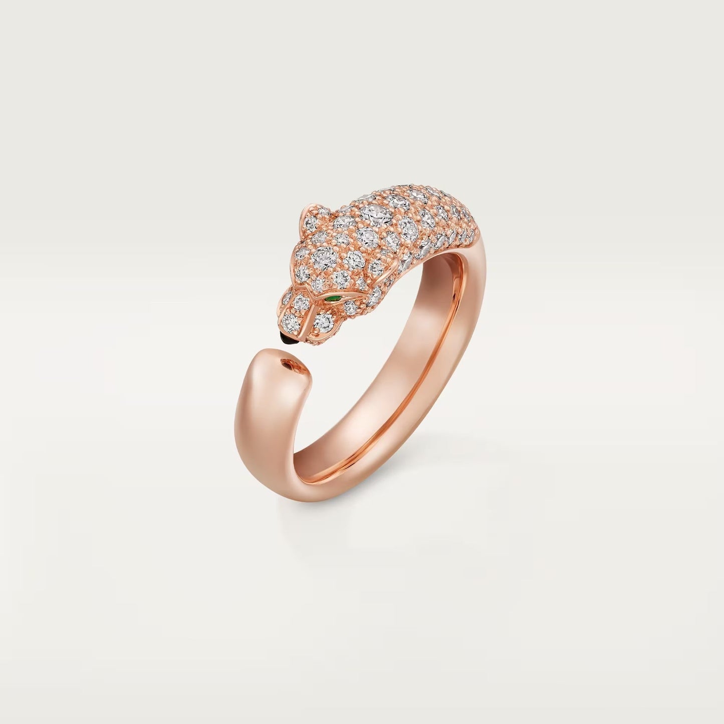 [ELAN LUXE]PANTHERE HALF DIAMOND SMALL RING