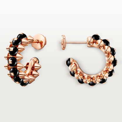 [ELAN LUXE]CLASH 7.9MM AGATE CHALCEDONY EARRINGS