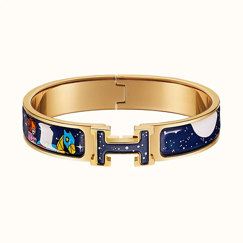 [ELAN LUXE]H STAR AND MOON BRACELET 12MM