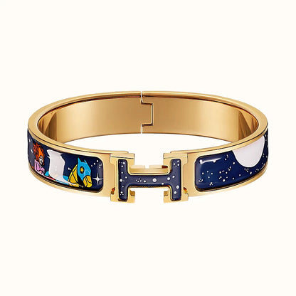 [ELAN LUXE]H STAR AND MOON BRACELET 12MM