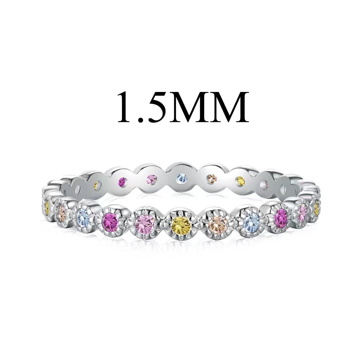 [ELAN LUXE]Radiant Sparkling Round Cut Daily Ring