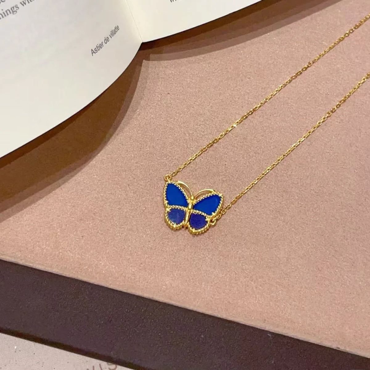 [ELAN LUXE] 2026 NEW LUCKY BUTTERFLY 1 MOTIFS NECKLACE