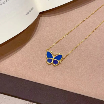 [ELAN LUXE] 2026 NEW LUCKY BUTTERFLY 1 MOTIFS NECKLACE