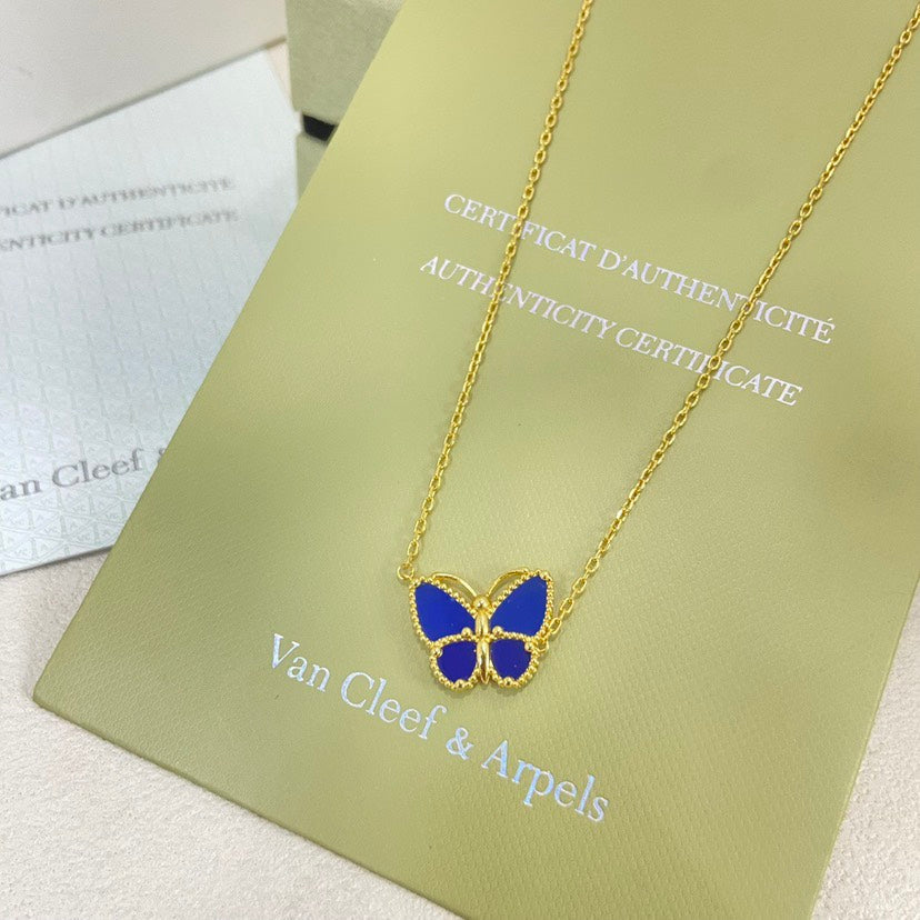 [ELAN LUXE] 2026 NEW LUCKY BUTTERFLY 1 MOTIFS NECKLACE
