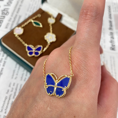 [ELAN LUXE] 2026 NEW LUCKY BUTTERFLY 1 MOTIFS NECKLACE