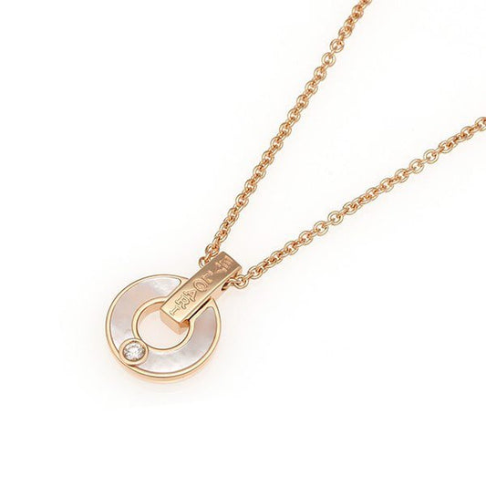 [ELAN LUXE]GARI NECKLACE PINK GOLD MOP