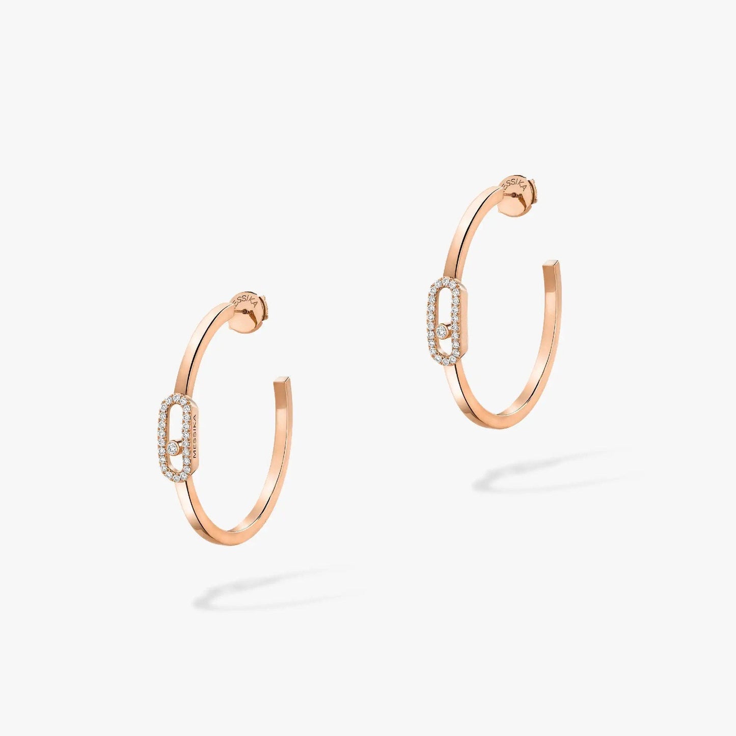 [ELAN LUXE]CREOLES MOVE UNO PM DIAMOND EARRINGS