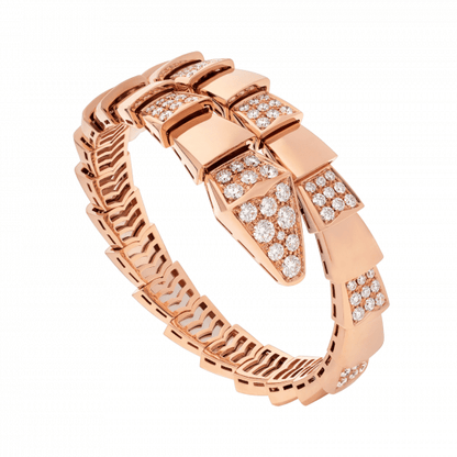 [ELAN LUXE]SERPENTI WIDE BRACELET PINK GOLD DIAMOND