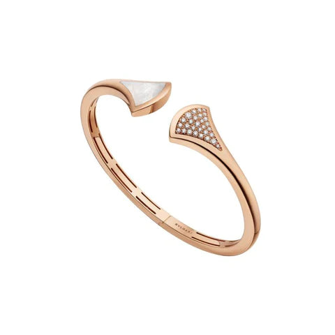 [ELAN LUXE]DREAM BRACELET OPEN PINK GOLD MOP DIAMOND