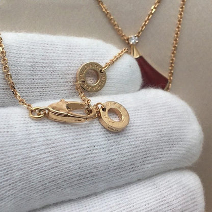 [ELAN LUXE]DREAM NECKLACE CARNELIAN 1 DIAMOND