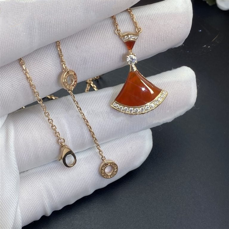 [ELAN LUXE]DREAM NECKLACE CARNELIAN DIAMOND