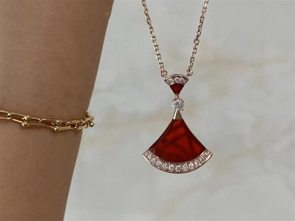 [ELAN LUXE]DREAM NECKLACE CARNELIAN DIAMOND