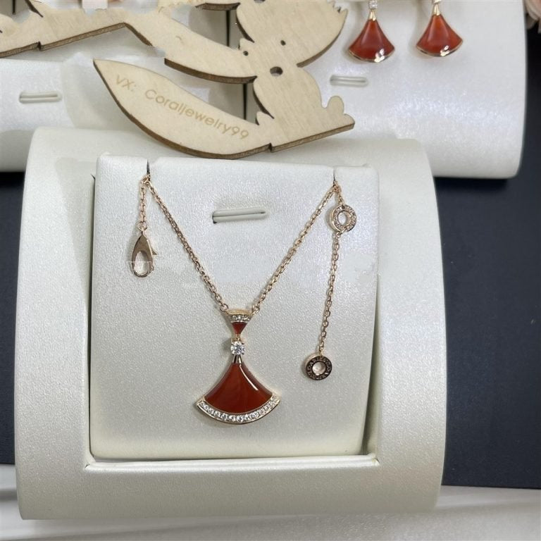 [ELAN LUXE]DREAM NECKLACE CARNELIAN DIAMOND