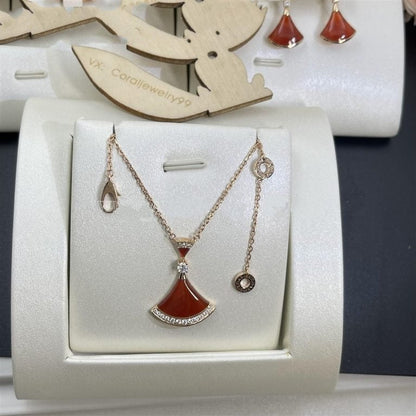 [ELAN LUXE]DREAM NECKLACE CARNELIAN DIAMOND