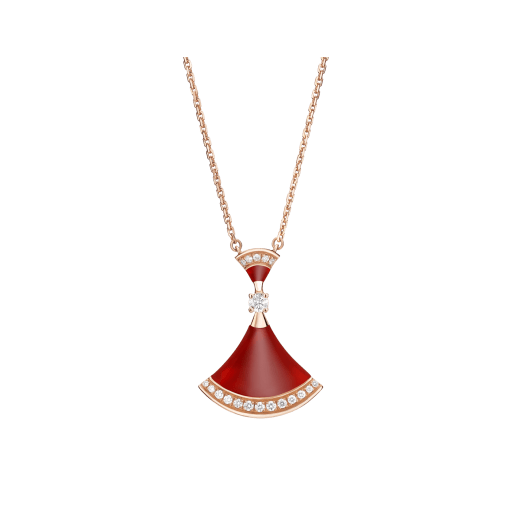 [ELAN LUXE]DREAM NECKLACE CARNELIAN DIAMOND