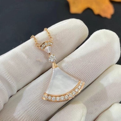 [ELAN LUXE]DREAM NECKLACE MOP PINK GOLD DIAMOND
