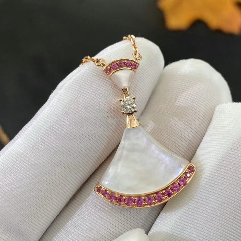 [ELAN LUXE]DREAM NECKLACE MOP PINK DIAMOND