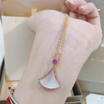 [ELAN LUXE]DREAM NECKLACE MOP DIAMOND PINK