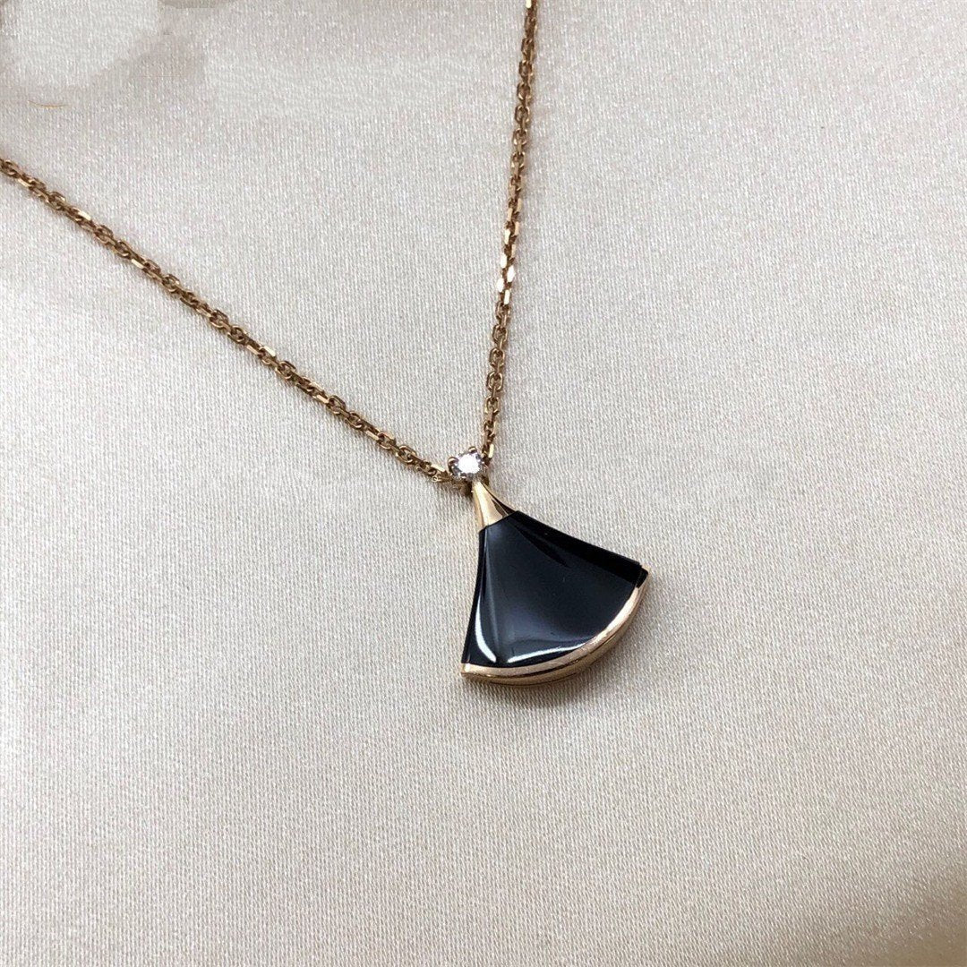 [ELAN LUXE]DREAM NECKLACE ONYX 1 DIAMOND
