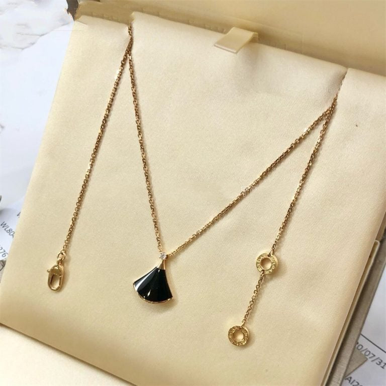 [ELAN LUXE]DREAM NECKLACE ONYX 1 DIAMOND