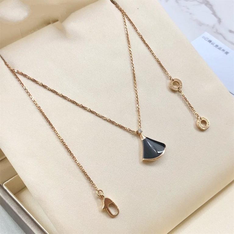 [ELAN LUXE]DREAM NECKLACE ONYX 1 DIAMOND