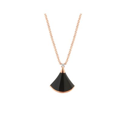 [ELAN LUXE]DREAM NECKLACE ONYX 1 DIAMOND
