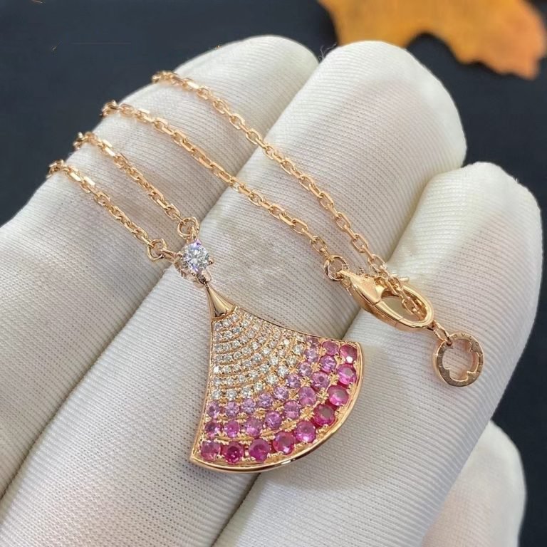 [ELAN LUXE]DREAM NECKLACE PINK GOLD PINK DIAMOND