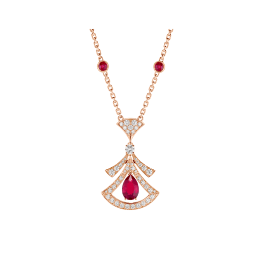 [ELAN LUXE]DREAM NECKLACE CARNELIAN DIAMOND PINK GOLD