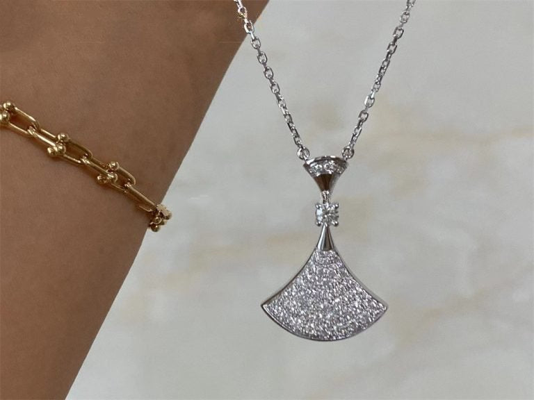 [ELAN LUXE]DREAM NECKLACE SILVER FULL DIAMOND