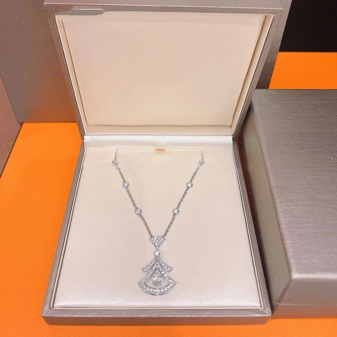 [ELAN LUXE]DREAM NECKLACE WHITE DIAMOND SILVER