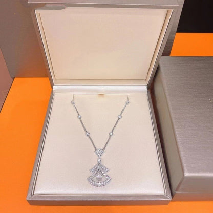 [ELAN LUXE]DREAM NECKLACE WHITE DIAMOND SILVER
