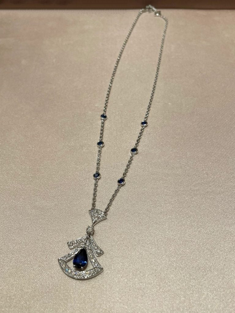 [ELAN LUXE]DREAM NECKLACE AGATE DIAMOND SILVER