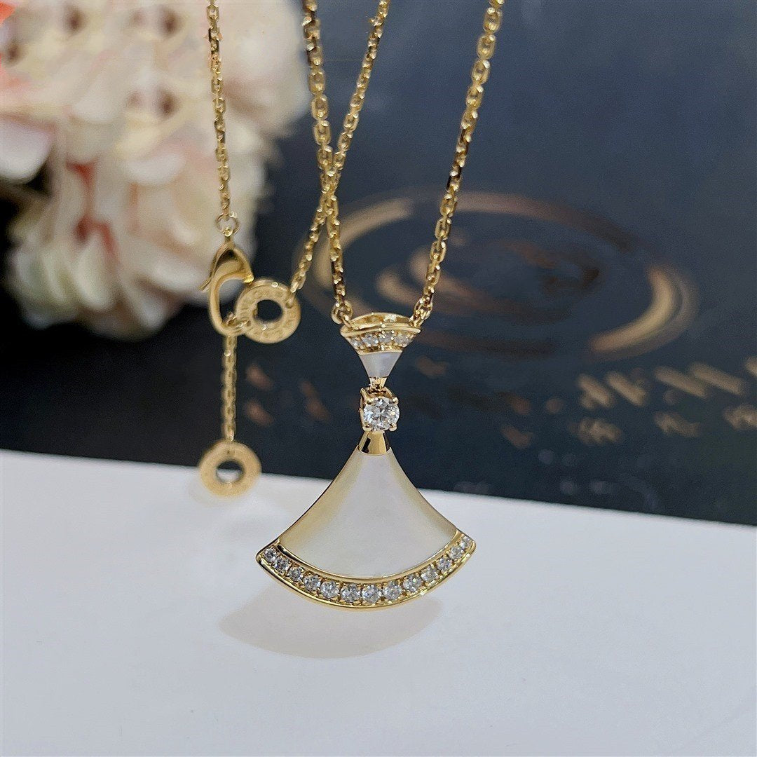 [ELAN LUXE]DREAM NECKLACE MOP GOLD DIAMOND