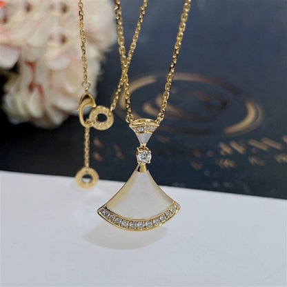 [ELAN LUXE]DREAM NECKLACE MOP GOLD DIAMOND