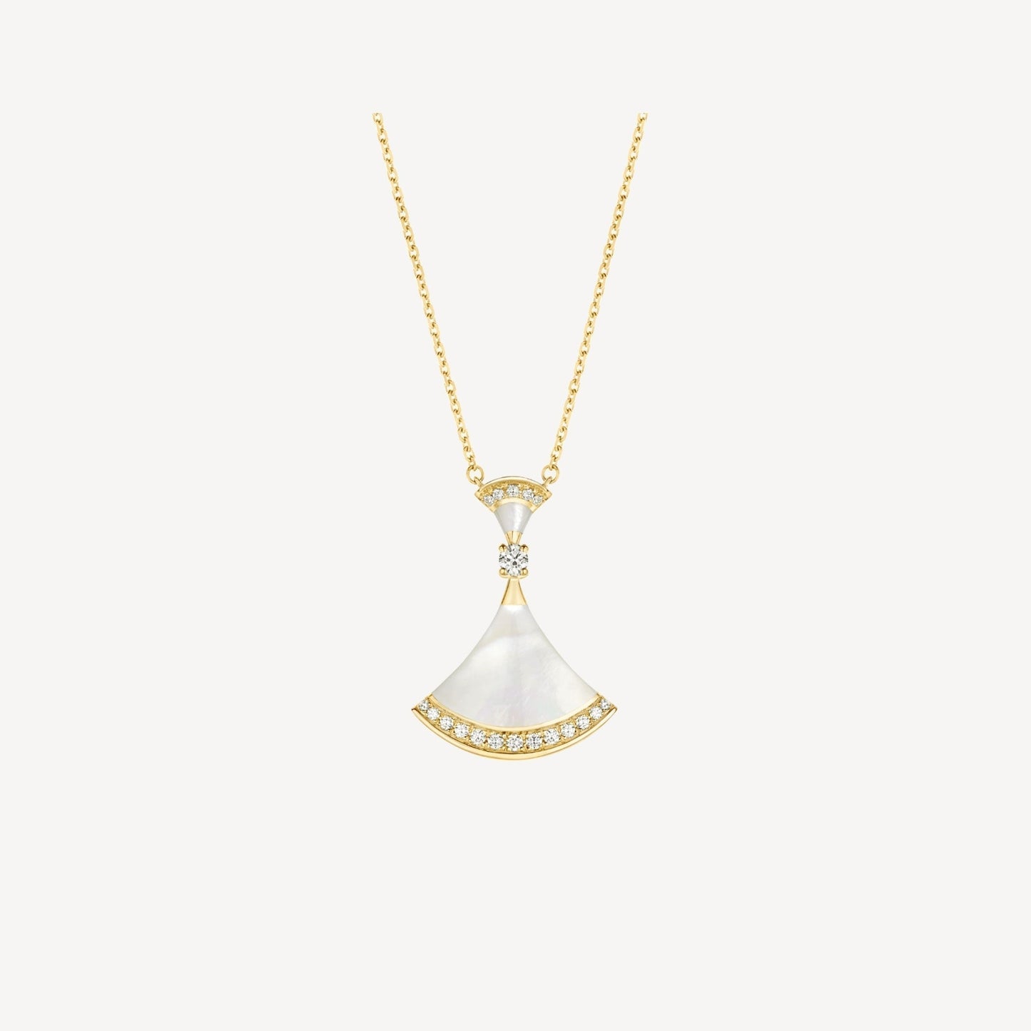 [ELAN LUXE]DREAM NECKLACE MOP GOLD DIAMOND
