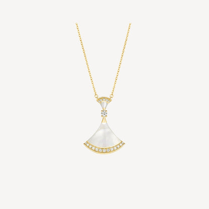 [ELAN LUXE]DREAM NECKLACE MOP GOLD DIAMOND