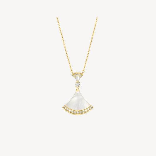 [ELAN LUXE]DREAM NECKLACE MOP GOLD DIAMOND