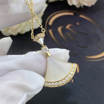 [ELAN LUXE]DREAM NECKLACE MOP GOLD DIAMOND