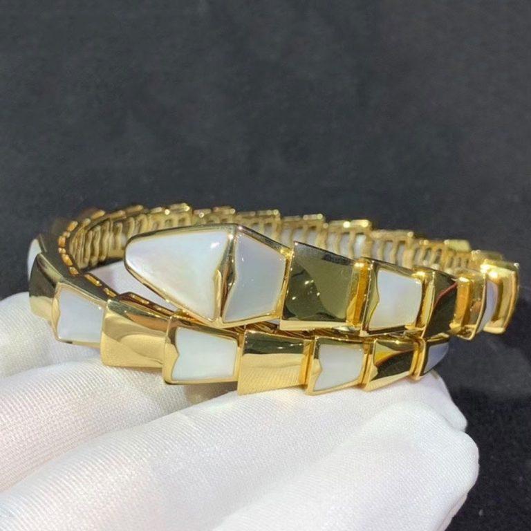 [ELAN LUXE]SERPENTI BRACELET MOP GOLD