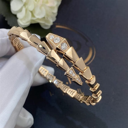 [ELAN LUXE]SERPENTI BRACELET DIAMONDS PINK GOLD