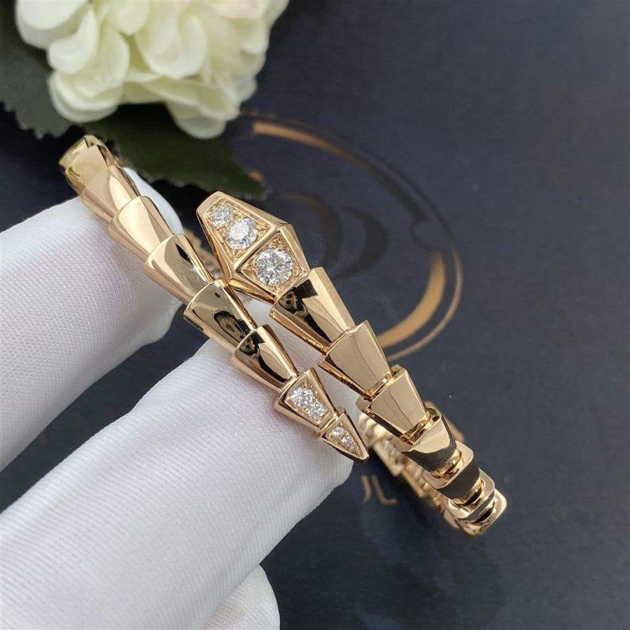 [ELAN LUXE]SERPENTI BRACELET DIAMONDS PINK GOLD