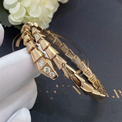 [ELAN LUXE]SERPENTI BRACELET DIAMONDS PINK GOLD