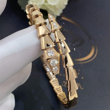[ELAN LUXE]SERPENTI BRACELET DIAMONDS PINK GOLD