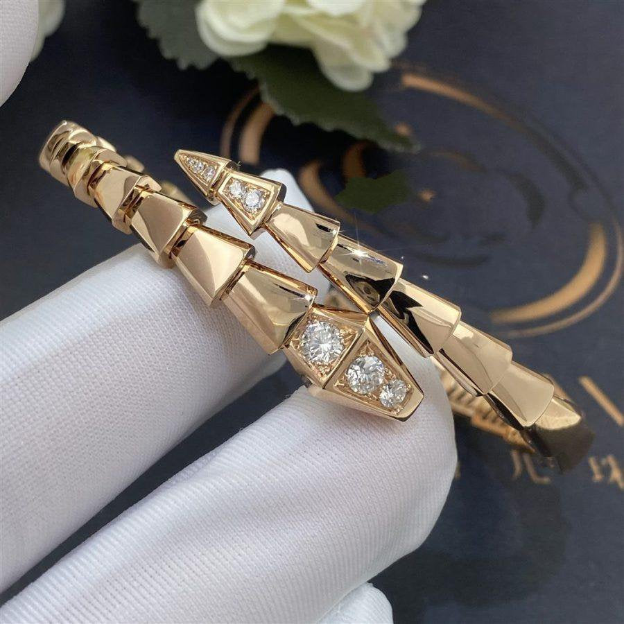 [ELAN LUXE]SERPENTI BRACELET DIAMONDS PINK GOLD