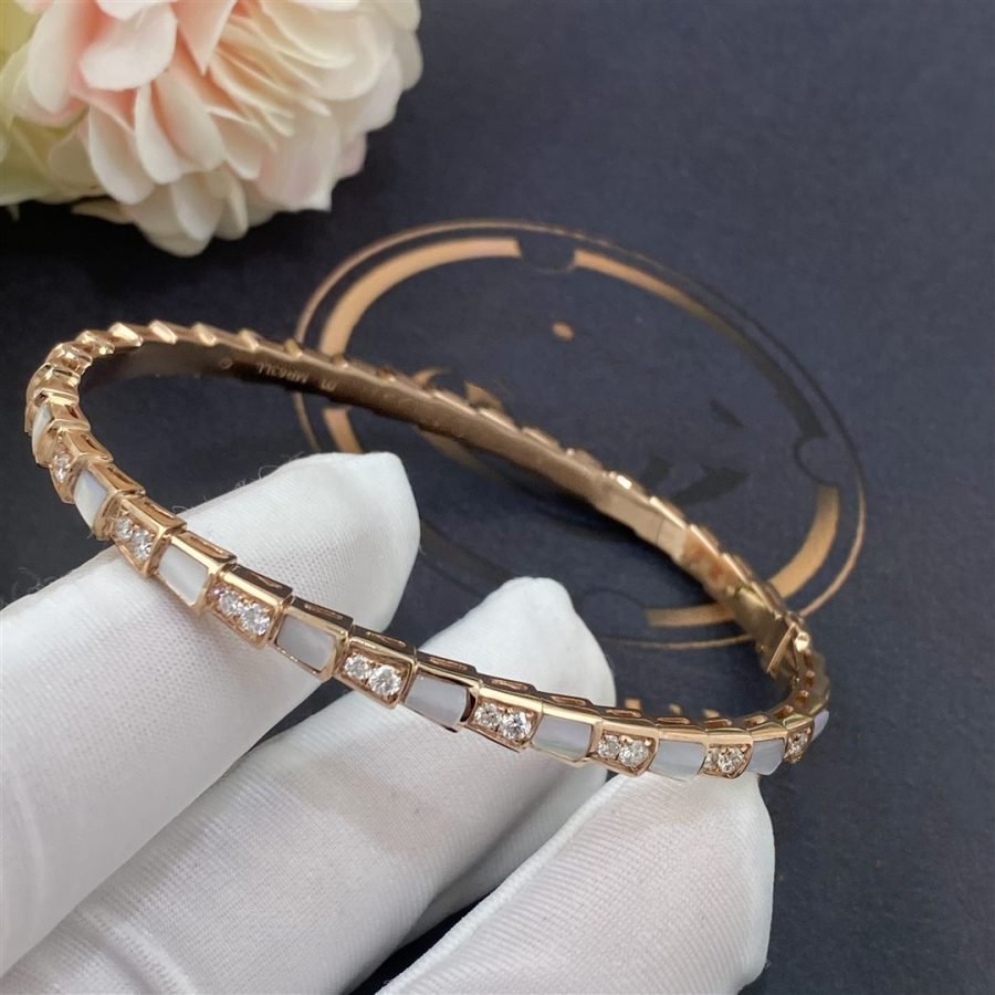 [ELAN LUXE]SERPENTI BRACELET PINK GOLD MOP DIAMOND