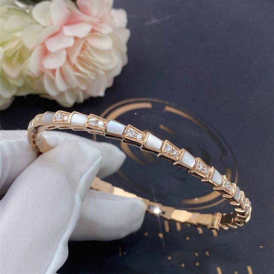 [ELAN LUXE]SERPENTI BRACELET PINK GOLD MOP DIAMOND
