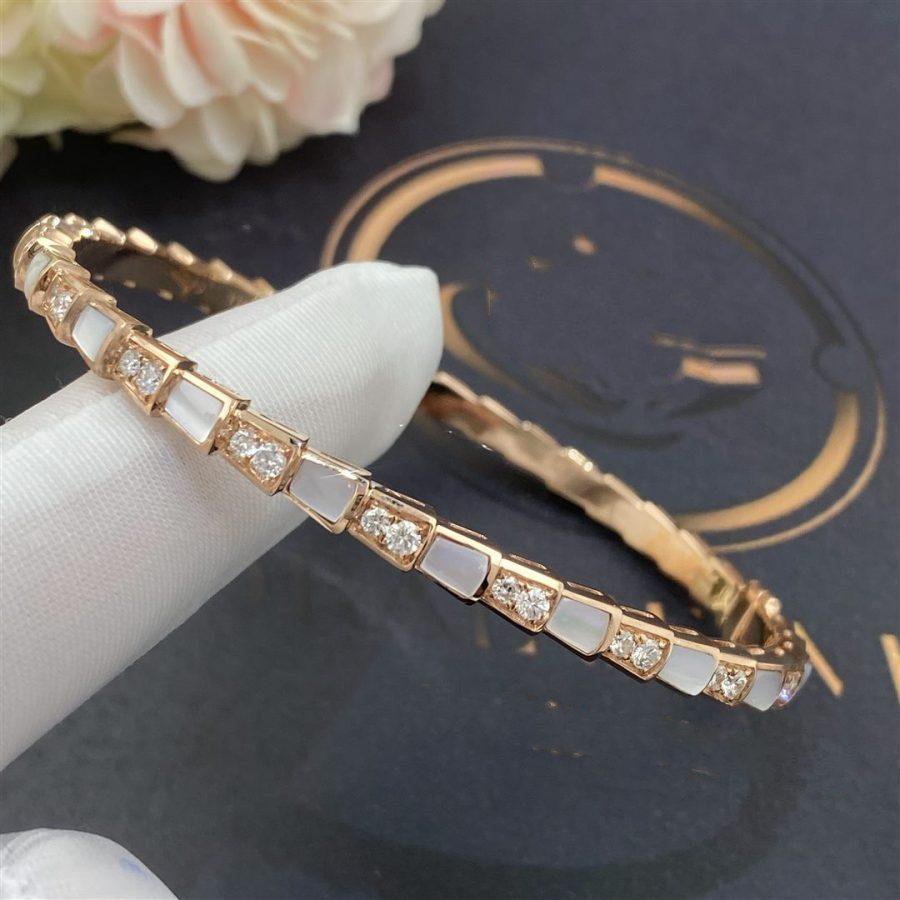 [ELAN LUXE]SERPENTI BRACELET PINK GOLD MOP DIAMOND