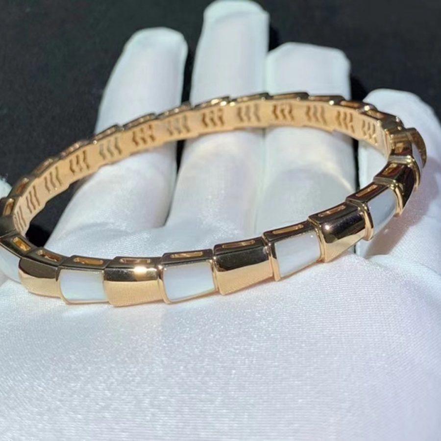 [ELAN LUXE]SERPENTI BRACELET PINK GOLD MOP