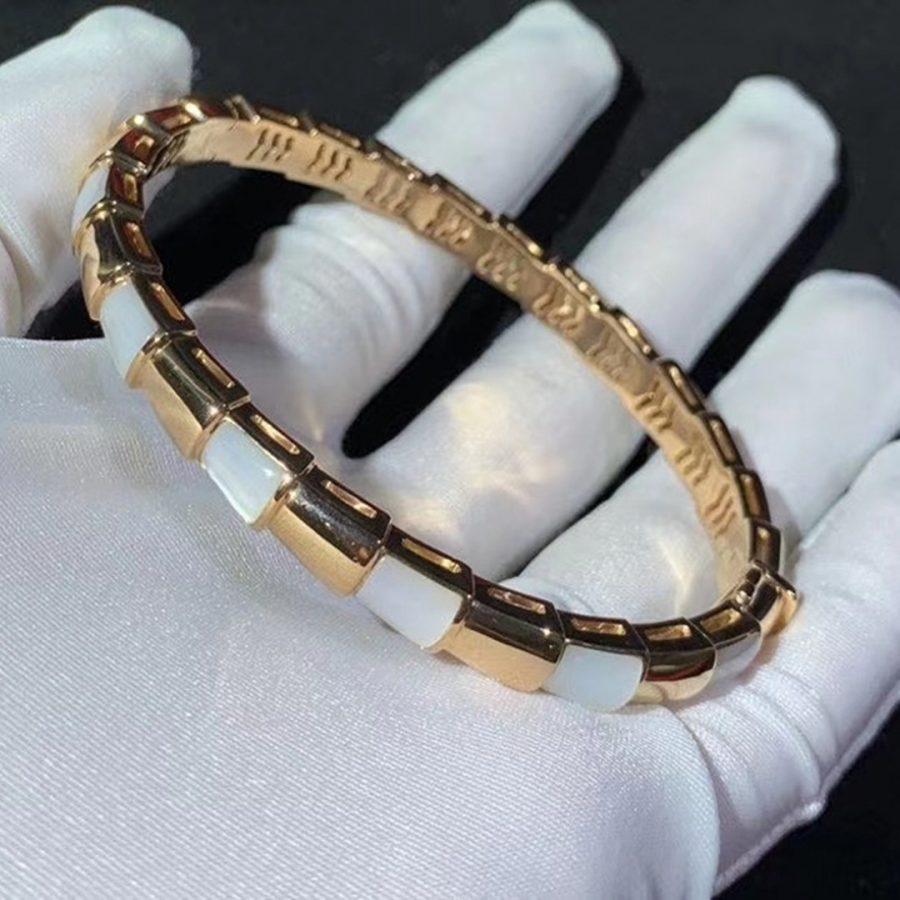 [ELAN LUXE]SERPENTI BRACELET PINK GOLD MOP
