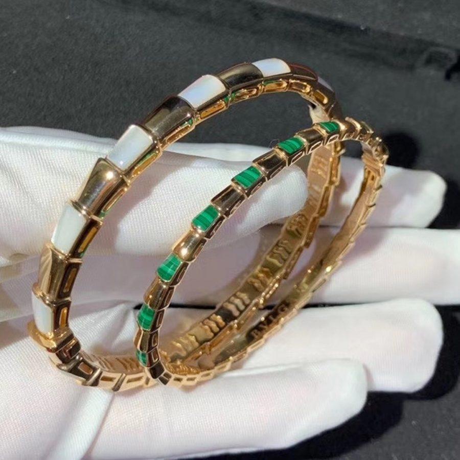 [ELAN LUXE]SERPENTI BRACELET PINK GOLD MOP